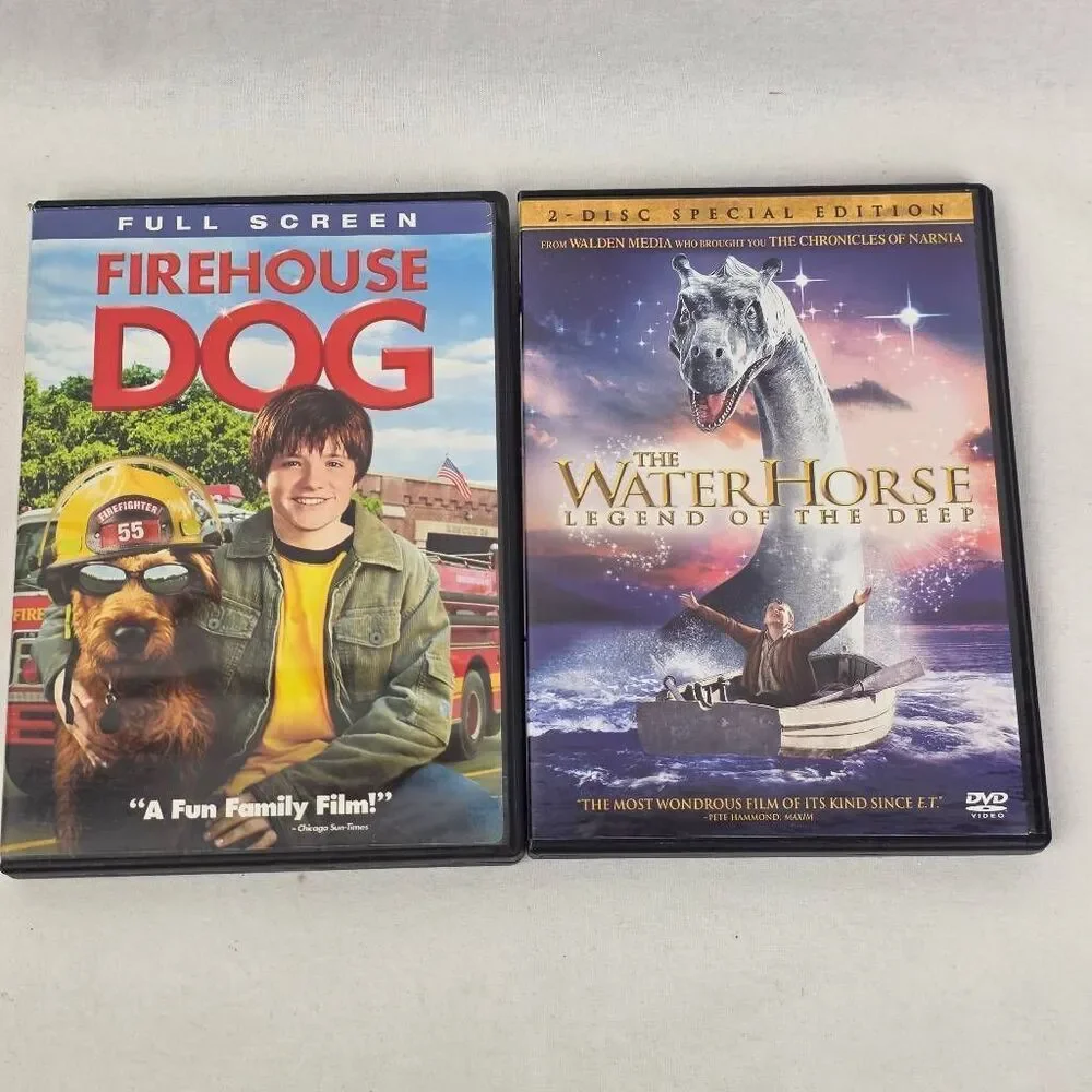 Kids DVD Lot Firehouse Dog Water Horse Family